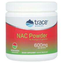 Trace Minerals, NAC N-ацетил-L-цистеин, NAC Powder Watermelon,...