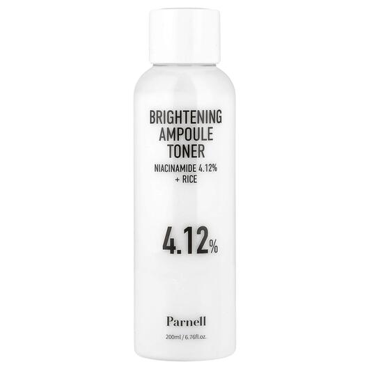 Основне фото товара Niacinamide 4.12 Rice Brightening Ampoule Toner, Сироватка, 200 м