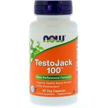 Now, TestoJack 100 60 Veg, Анаболічний комплекс, 60 капсул