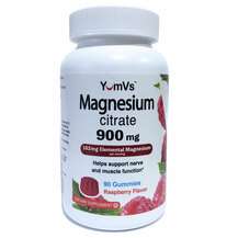YumV's, Magnesium Citrate Raspberry 900 mg, 90 Gummies