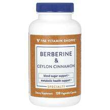 The Vitamin Shoppe, Berberine & Ceylon Cinnamon, 120 Veget...