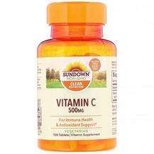 Sundown Naturals, Vitamin C 500 mg, 100 Tablets