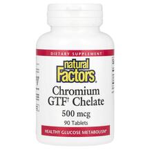 Chromium GTF Chelate 500 mcg Хром Natural Factors