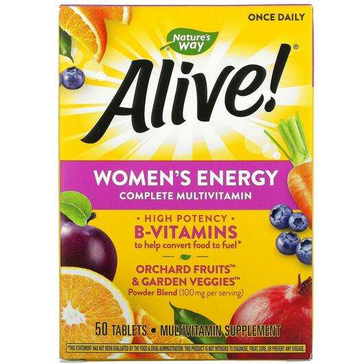Основное фото товара Мультивитамины для женщин, Alive! Women's Energy Complete Mult...