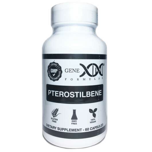 Основне фото товара Genex Formulas, Pterostilbene 100 mg, Птеростільбен 100 мг, 60...
