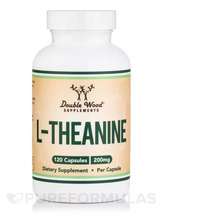 Double Wood, L-Theanine 200 mg, L-Теанін, 120 капсул