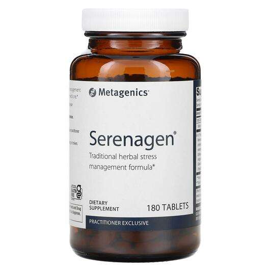 Основне фото товара Metagenics, Serenagen, Підтримка стресу, 180 таблеток