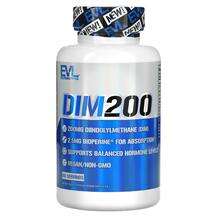 EVLution Nutrition, DIM 200 200 mg, Дііндолілметан, 60 капсул