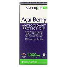 Natrol, Acai Berry 1000 mg, Ягоди Асаї, 75 капсул