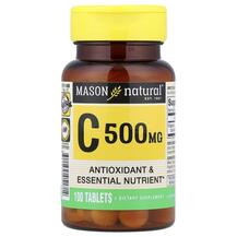 Вітамін C Vitamin C 500 mg Mason 100 таблеток