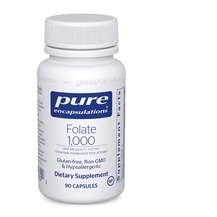 Folate 1000 Метилфолат Pure Encapsulations 90 капсул
