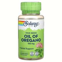 Solaray, Oil of Oregano 150 mg, Олія орегано 150 мг, 60 капсул