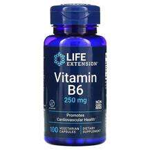 Life Extension, Vitamin B6 250 mg, 100 Veggie Caps