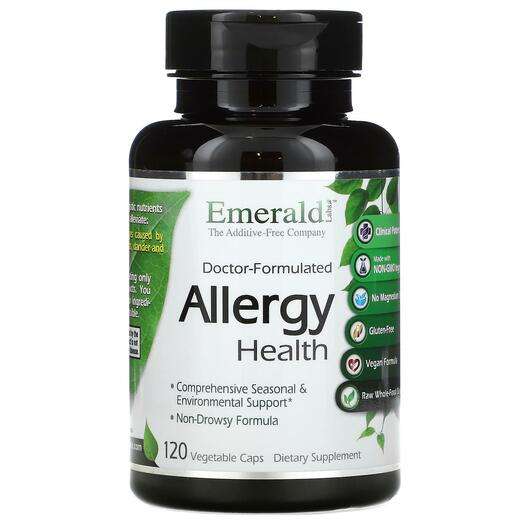Основне фото товара Emerald, Allergy Health, Засоби від алергії, 120 капсул