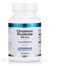 Douglas Laboratories, Chromium Picolinate 250 mcg, Хром, 100 к...