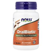 OralBiotic Пробиотики NOW Foods 60 леденцов OralBiotic Пробиотики NOW Foods 60 леденцов
