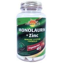 Natures Life, Монолаурин + цинк, Monolaurin + Zinc, 90 капсул