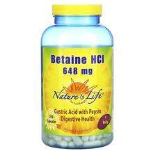 Natures Life, Бетаин HCl 648 мг, Betaine HCl 648 mg 250, 250 к...