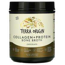 Terra Origin, Collagen + Protein Bone Broth Chocolate, Колаген...