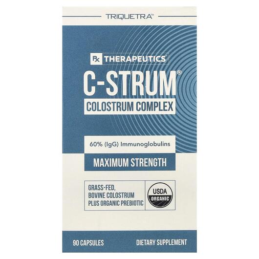 Основне фото товара Triquetra Health, C-Strum Colostrum Complex, Колострум, 90 капсул