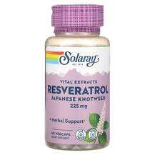 Solaray, Ресвератрол, Vital Extracts Resveratrol Japanese Knot...