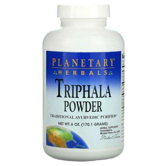 Основное фото товара Planetary Herbals, Трифала, Triphala Powder, 170.1 г