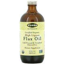 Flora, Certified Organic High Lignan Flax Oil, 500 ml