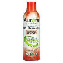 Aurora, Mega-Liposomal NAD+ Resveratrol Organic Fruit, 480 ml