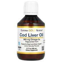 California Gold Nutrition, Norwegian Cod Liver Oil Liquid Natu...
