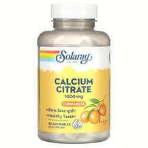 Solaray, Calcium Citrate Natural Orange 250 mg, 60 Chewables