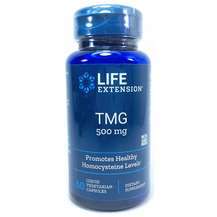 Life Extension, Триметилглицин 500 мг, TMG 500 mg, 60 капсул