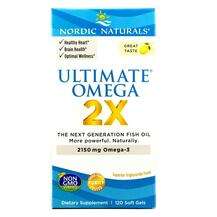 Nordic Naturals, Ultimate Omega 2X 2150 mg, 120 Soft Gels