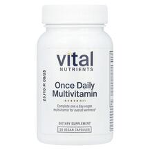 Once Daily Multivitamin Мультивитамины Vital Nutrients