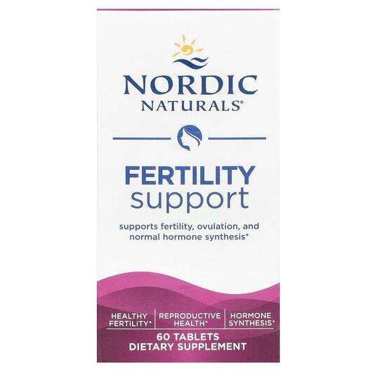 Основне фото товара Nordic Naturals, Fertility Support, Підтримка сексуальності, 6...