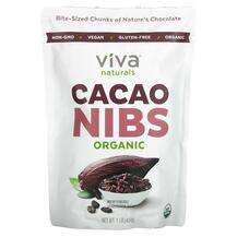 Viva Naturals, Кусочки натурального шоколада, Organic Cacao Ni...