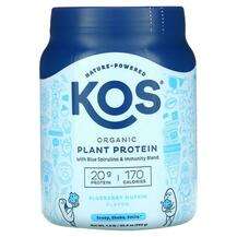KOS, Organic Plant Based Protein with Blue Spirulina + Immunit...