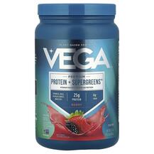 Premium Protein + Supergreens Berry Протеин Vega 624 г Premium Protein + Supergreens Berry Протеин Vega 624 г