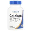 Nutricost, Кальций, Calcium with Vitamin D, 60 таблеток