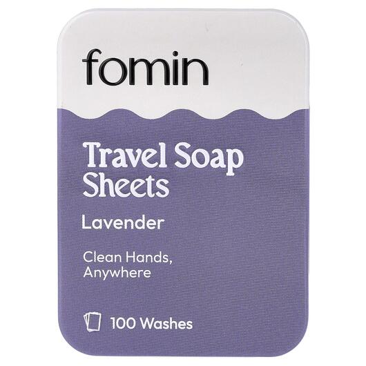 Основное фото товара Fomin, Мыло, Travel Soap Sheets Lavender, 100 Sheets