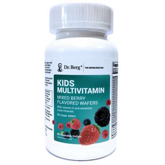 Основное фото товара Dr. Berg, Мультивитамины для детей, Kids Chewable Multivitamin...