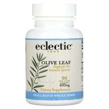 Eclectic Herb, Оливковый Лист 400 мг, Olive Leaf 400 mg, 90 ка...