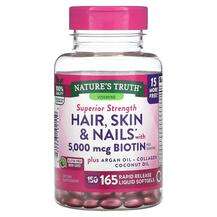 Nature's Truth, Hair Skin & Nails with Biotin 5000 mcg, 16...