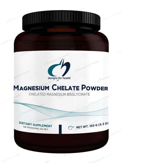 Основное фото товара Designs for Health, Хелатный Магний, Magnesium Chelate Powder ...