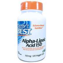 Doctor's Best, Alpha Lipoic Acid 150 mg, 120 Veggie Caps