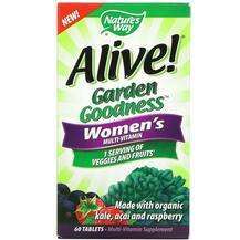 Мультивитамины для женщин, Alive! Garden Goodness Women's...