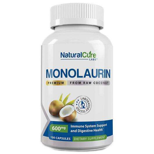 Основное фото товара Natural Cure Labs, Премиум Монолаурин 600 мг, Premium Monolaur...