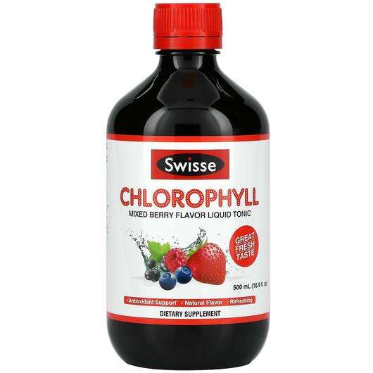 Основное фото товара Swisse, Хлорофилл, Chlorophyll Mixed Berry Flavor Liquid Tonic...