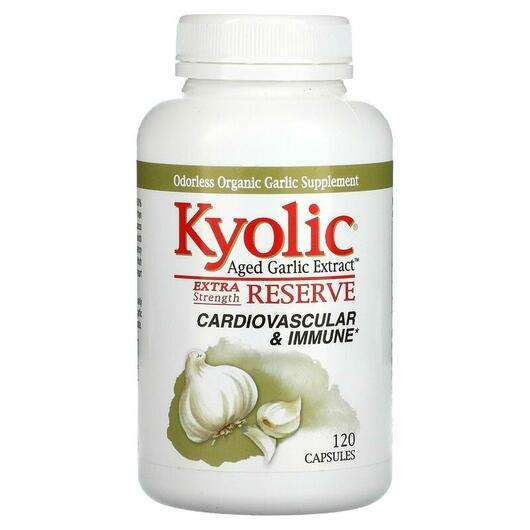 Основне фото товара Kyolic, Aged Garlic Extract Extra Strength Reserve, Екстракт Ч...