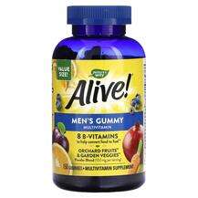 Мультивитамины для мужчин, Alive! Men's Gummy Multivitamin Del...