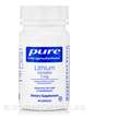 Фото товару Pure Encapsulations, Lithium orotate 1 mg, Літій, 90 капсул